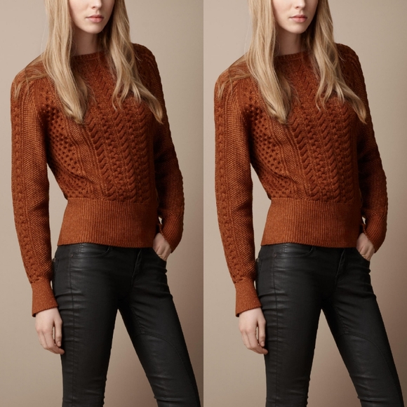 Burberry Sweaters - Burberry Brit Cable Knit Sweater